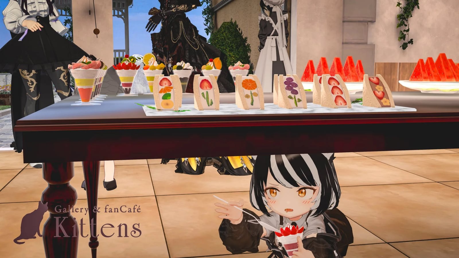 Gallery & fan cafe Kittens キービジュアル